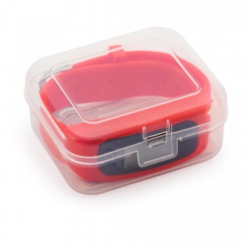 Multifunktionsuhr mit LCD-Display und verstellbarem Silikonarmband. Inklusive Knopfbatterie